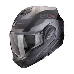 ΚΡΑΝΟΣ ΜΗΧΑΝΗΣ SCORPION EXO-TECH EVO PRO COMMUTA MAT BLACK SILVER