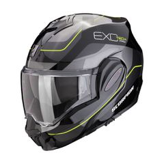 ΚΡΑΝΟΣ ΜΗΧΑΝΗΣ SCORPION EXO-TECH EVO PRO COMMUTA BLACK SILVER YELLOW