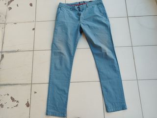 Ανδρικό παντελόνι Νο 36 χρώμα σιελ