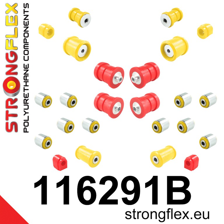 Full suspension polyurethane bush kit