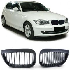 Μάσκες / Καρδιές Εμπρός BMW Σειρά 1 E81/E82/E87/E88 (2004-2007) Μαύρο Ματ