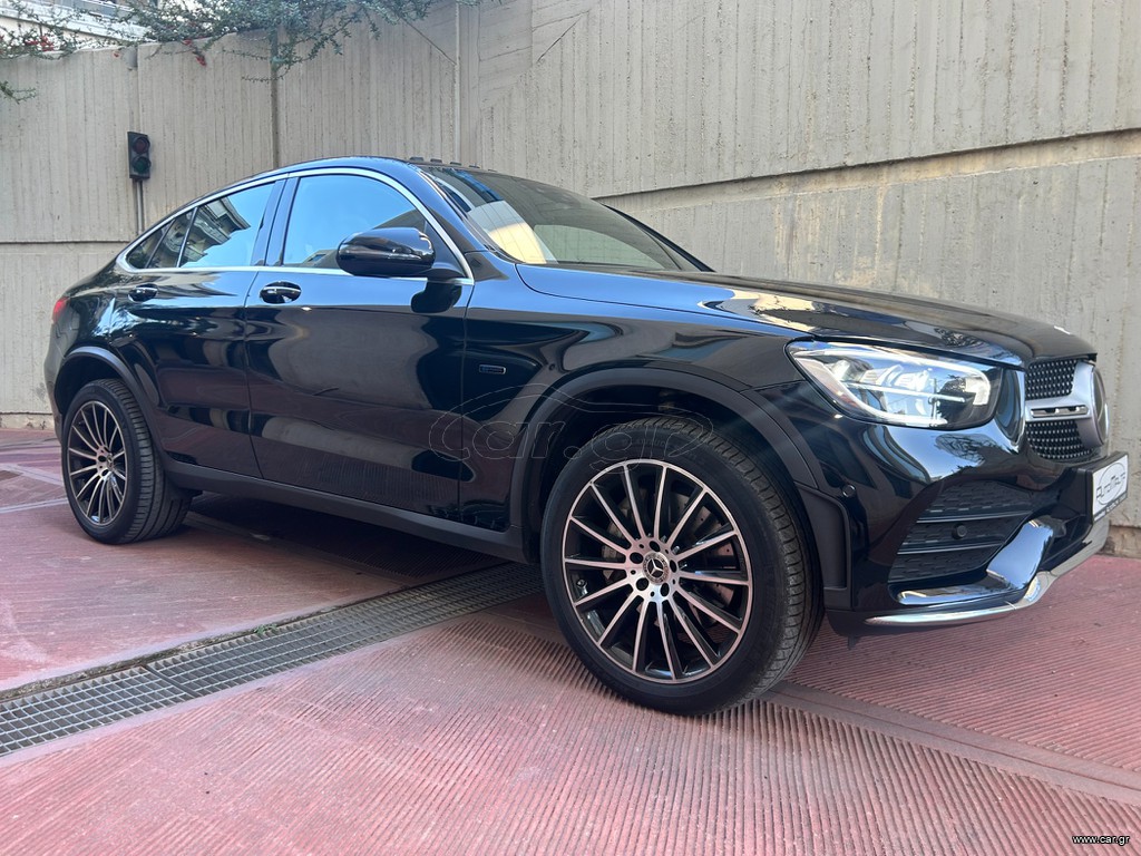 Mercedes-Benz GLC 300 '22 DE -AMG -COUPE -PLUG IN -ΟΡΟΦΗ -ΔΕΡΜΑ FULL