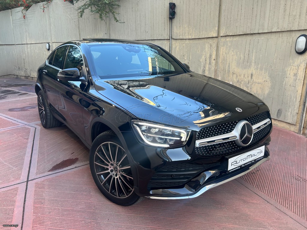 Mercedes-Benz GLC Coupe '22 300 DE -AMG -COUPE -PLUG IN -ΟΡΟΦΗ -ΔΕΡΜΑ FULL