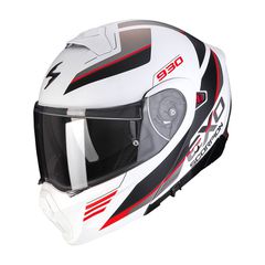 ΚΡΑΝΟΣ ΜΗΧΑΝΗΣ SCORPION EXO 930 NAVIG MAT WHITE BLACK RED