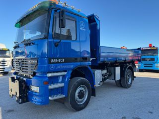 Ανατροπή Mercedes-Benz 2002 MB AGTROS 1843 AK 4X4 RETARTER-thumb-23