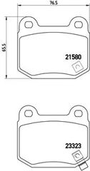 Σετ τακάκια, Δισκόφρενα Brembo P 56 048