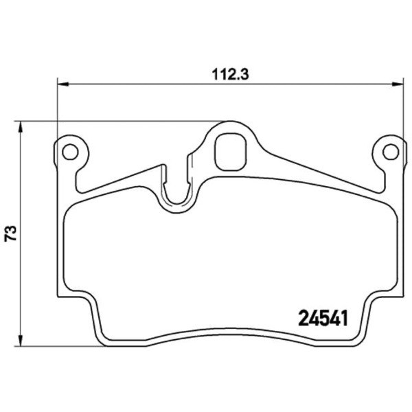 Σετ τακάκια, Δισκόφρενα Brembo P 65 028
