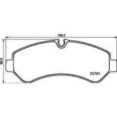 Σετ τακάκια, Δισκόφρενα Brembo P 50 150