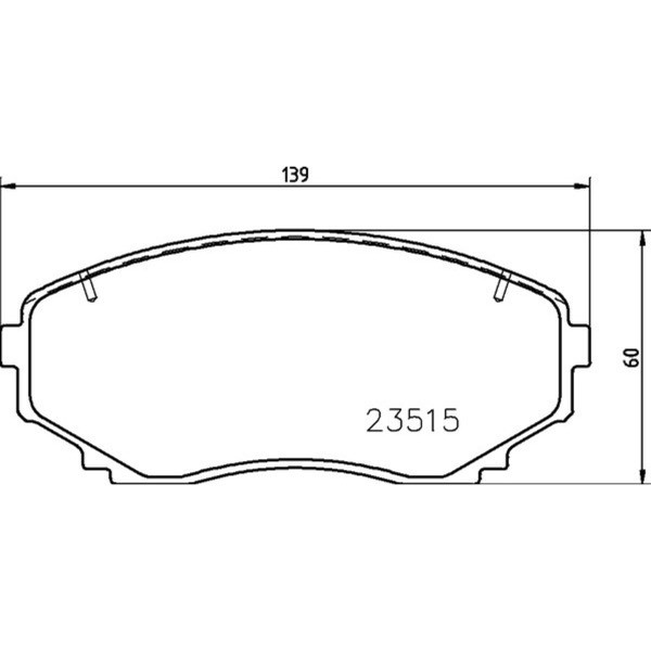 Σετ τακάκια, Δισκόφρενα Brembo P 54 059