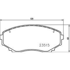 Σετ τακάκια, Δισκόφρενα Brembo P 54 059