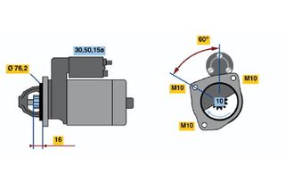 BOSCH BX ΜΙΖΑ FORD BOSCH 0986010390
