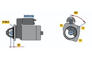BOSCH BX ΜΙΖΑ FORD BOSCH 0986010710