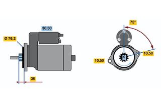 BOSCH ΜΙΖΑ PORSCHE BOSCH 0986010810
