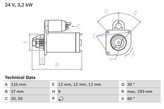 BOSCH BX ΜΙΖΑ IVECO BOSCH 0 986 011 160