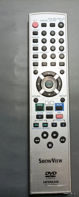 Τηλεκοντρόλ HITACHI DVD/VCR COMBINATION REMOTE CONTROL DV-RMPF3E