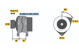 BOSCH BX ΔΥΝΑΜΟ FORD BOSCH 0986038660