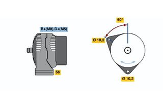BOSCH BX ΔΥΝΑΜΟ BOSCH 0986043130