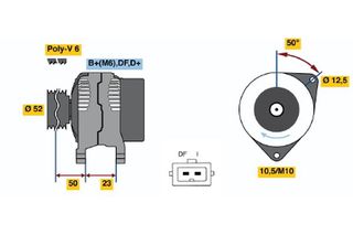 BOSCH BX ΔΥΝΑΜΟ FORD BOSCH 0986044681