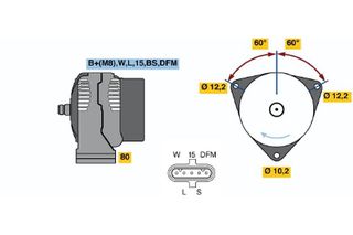 BOSCH BX ΔΥΝΑΜΟ MAN BOSCH 0986047430