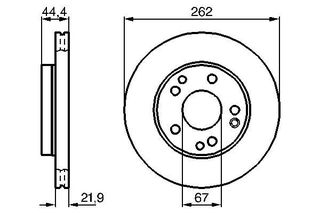 BOSCH ΔΙΣΚΟΠΛΑΚΕΣ MERCEDES BOSCH 0986478330