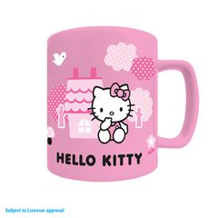 HELLO KITTY - Hello Kitty - Fuzzy Mug 440ml-thumb-1