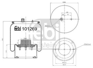 FEBI ΦΟΥΣΚΑ ΑΝΑΡΤΗΣΗΣ MERCEDES FEBI BILSTEIN 101269