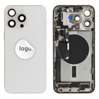 For iPhone/iPad (AP15PM0024WPSP-C) Rear Cover (Pulled C) incl. small parts - White, For iPhone 15 Pro Max