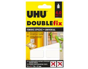 ΚΟΛΛΑ ΑΥΤΟΚΟΛΛΗΤΟ DOUBLEFIX 16τμχ UHU