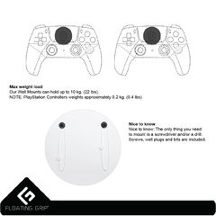 Floating Grips Playstation Controller Wall Mount / PlayStation 4-thumb-4