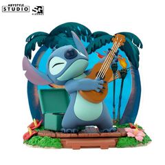 DISNEY - Figurine Stitch Guitar / Fan Shop and Merchandise