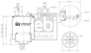 FEBI ΦΟΥΣΚΑ ΠΝΕΥΜΑΤΙΚΗΣ ΑΝΑΡΤΗΣΗΣ VOLVO FEBI BILSTEIN 170107