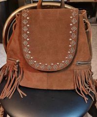 Τσάντα δερμάντινη καστόρ καινούργια back pack parfois