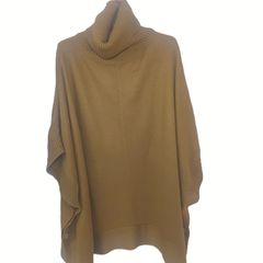 Stradivarius Camel Πόντσο (M) – Πολυμορφικό Look-thumb-3