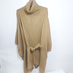 Stradivarius Camel Πόντσο (M) – Πολυμορφικό Look-thumb-2