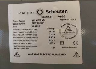Φωτοβολταϊκά πάνελ 230 W Γερμανικα-thumb-7