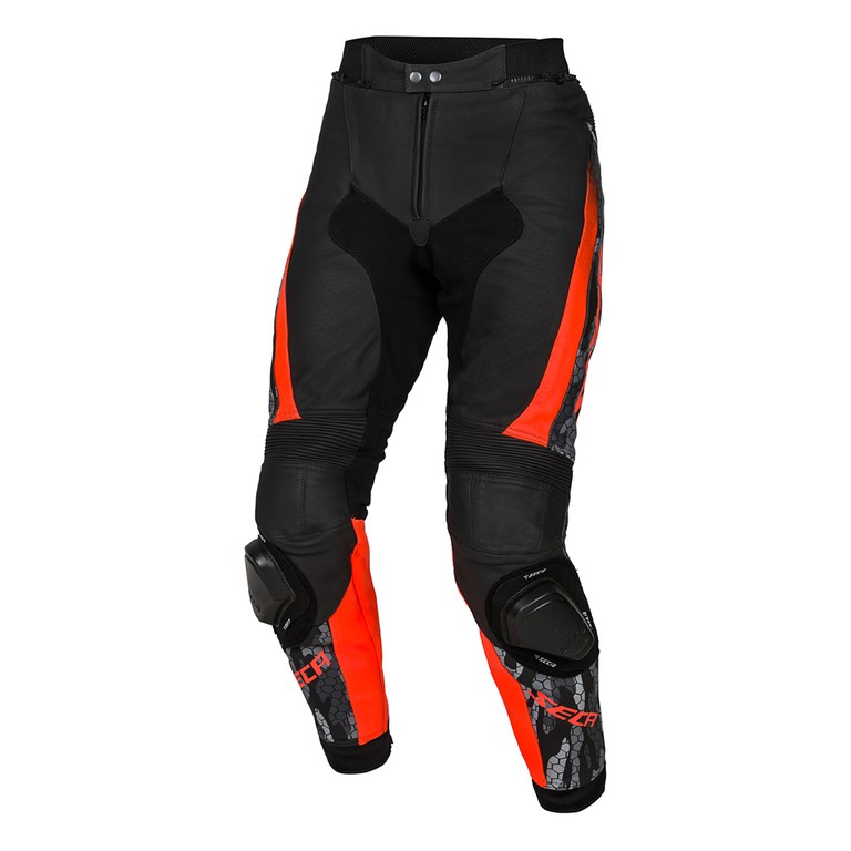 SRS II SECA LEATHER PANTS FLUO RED