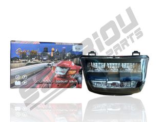 ΦΑΝΑΡΙ ZHIPAT ΕΜΠΡΟΣ HONDA SUPRA 100 LED ΦΙΜΕ