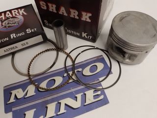 ΠΙΣΤΟΝΙ  HONDA ASTREA GRAND / HONDA SUPRA 53mm.13mm,πυρο,ΦΛΑΤ SHARK ΠΡΟΣΦΟΡΑ υπολοιπο στοκ