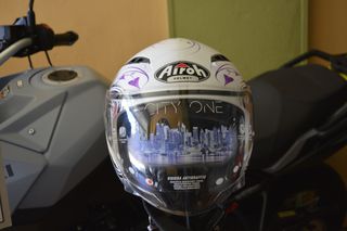 Κράνος Airoh City One Heart άσπρο gloss Medium-thumb-1