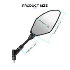 ΚΑΘΡΕΦΤΕΣ YAMAHA MT-03 ΖΕΥΓΑΡΙ 10MM