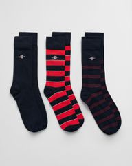 Gant Shield Tie Stripe Socks Gift Box 3-Pack Ανδρικές Κάλτσες 9960316