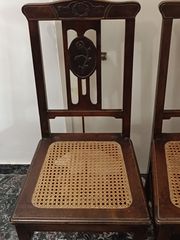 Τέσσερις καρέκλες αντίκες-thumb-2