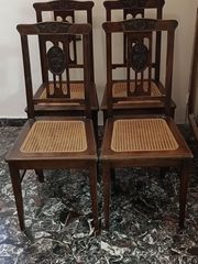 Τέσσερις καρέκλες αντίκες-thumb-3