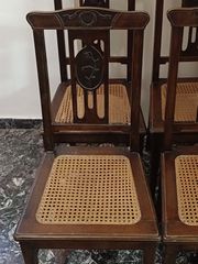 Τέσσερις καρέκλες αντίκες-thumb-4