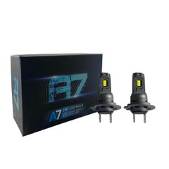 Led λάμπες Η7 για μεσαία ή μεγάλα φώτα Plug-N-Play 90 000 lux , 22 Watt - 6000K - 900% πιό έντονη φωτεινότητα 2τμχ.