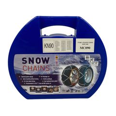 Αντιολισθητικές αλυσίδες 12mm. (μέγεθος 60) για 13'', 14'', 15'' ζάντες - σετ 2τμχ.-thumb-1