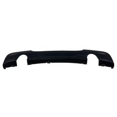 Diffuser προφυλακτήρα BMW E90 - M pack design διπλό για μονή εξάτμιση