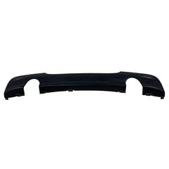 Diffuser προφυλακτήρα BMW E90 - M pack design διπλό για μονή εξάτμιση