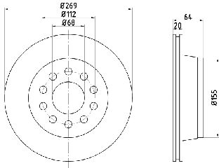 ΔIΣKOΠΛAKEΣ OΠ AUDI 100 A6 QUATRO 95