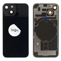 For iPhone/iPad (AP140024BPG-B) Back Glass (Pulled B) - Black, For iPhone 14